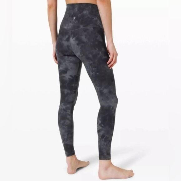 Lululemon Align HR 25” Pant Diamond Dye Pitch Grey Graphite Size 6 NWT - Picture 1 of 6